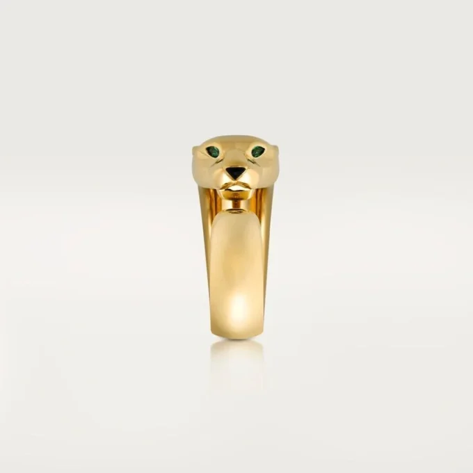 Pierścionek Panthere De Cartier – żółte złoto, onyks, granat tsaworytowy – Cartier