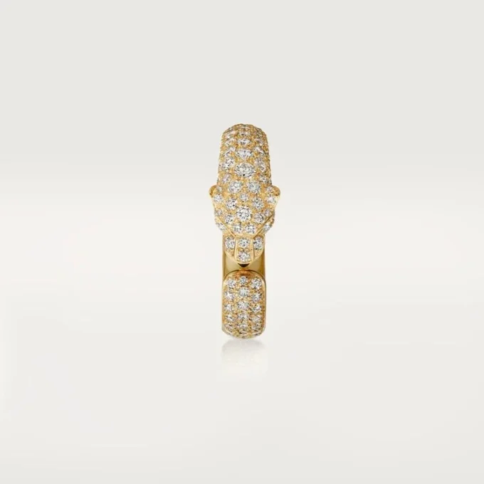 Pierścionek Panthere De Cartier – żółte złoto, szmaragdy, onyks, diamenty – Cartier
