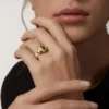 Pierścionek Panthere De Cartier z żółtego złota i onyksu | Cartier Us