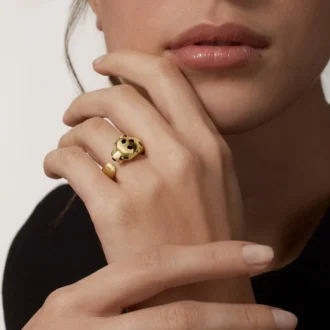 Pierścionek Panthere De Cartier z żółtego złota i onyksu | Cartier Us