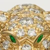 Pierścionek z brylantami Panthere De Cartier, żółte złoto | Cartier Us