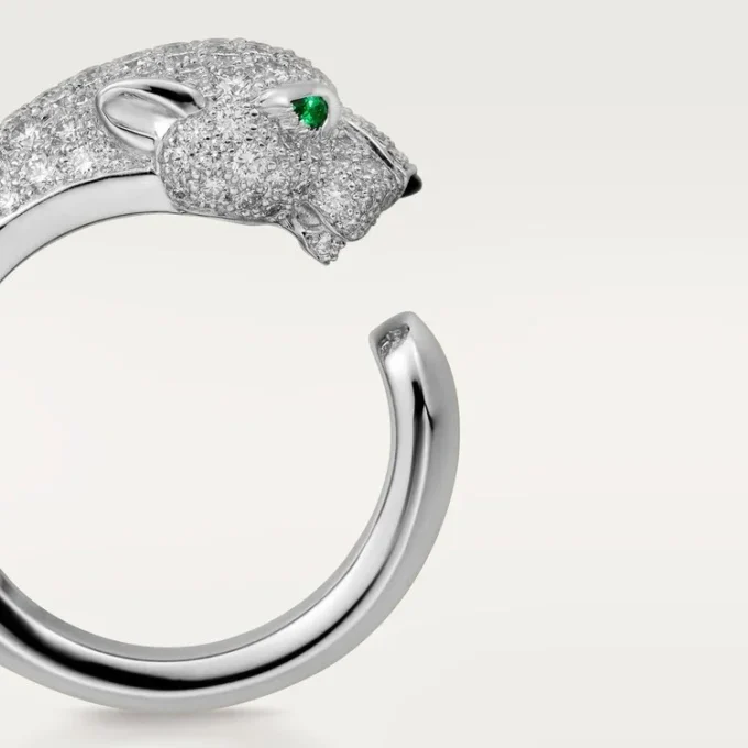 Pierścionek z brylantem Panthere De Cartier, białe złoto | Cartier Us