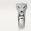 Pierścionek z brylantem Panthere De Cartier, białe złoto | Cartier Us