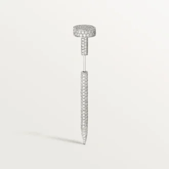 Spinka do krawata Juste Un Clou – białe złoto i diamenty – Cartier