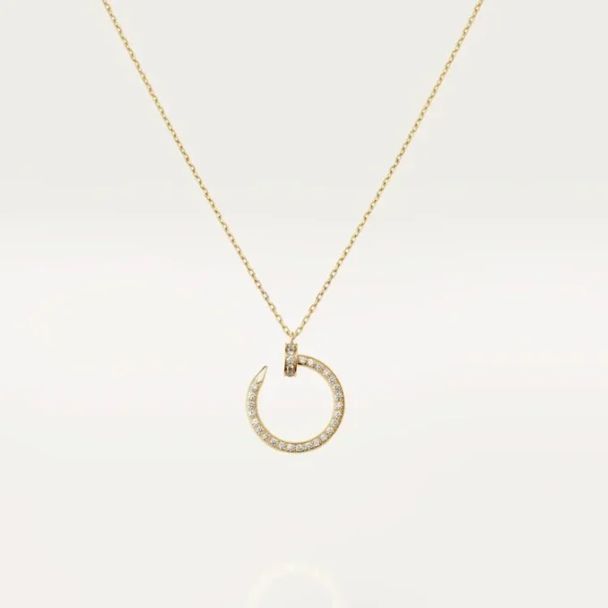Wisiorek Juste Un Clou, diamenty
