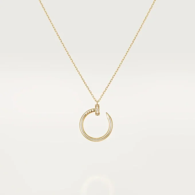 Wisiorek Juste Un Clou, diamenty