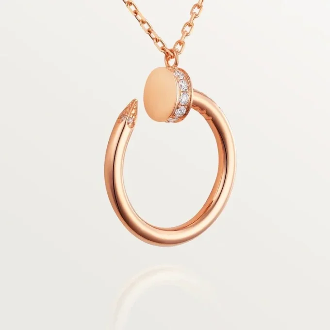 Wisiorek Juste Un Clou, diamenty
