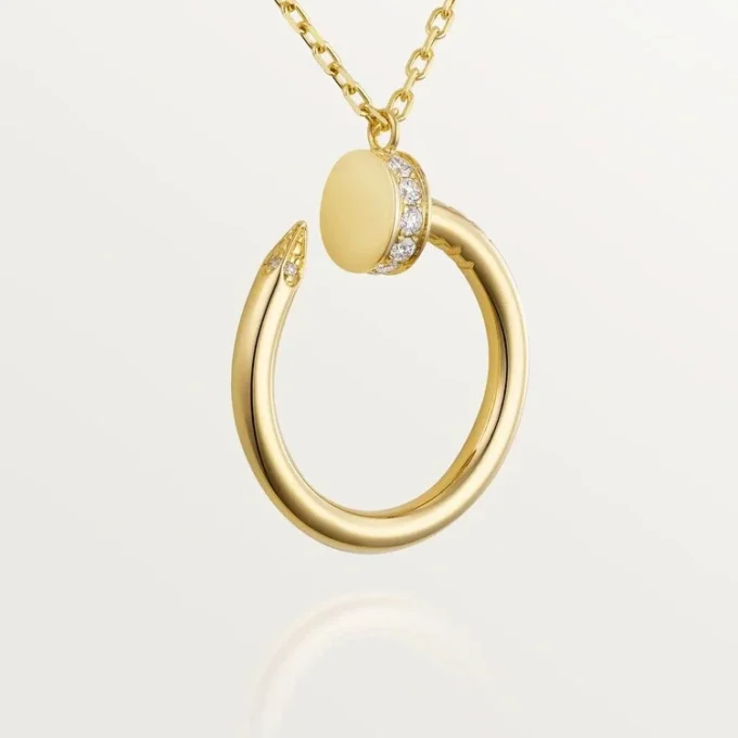 Wisiorek Juste Un Clou, diamenty