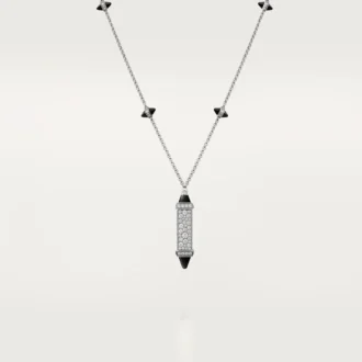 Wisiorek Les Berlingots De Cartier, wysadzany kamieniami