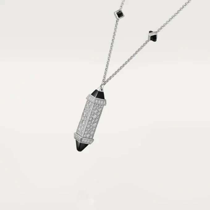 Wisiorek Les Berlingots De Cartier, wysadzany kamieniami