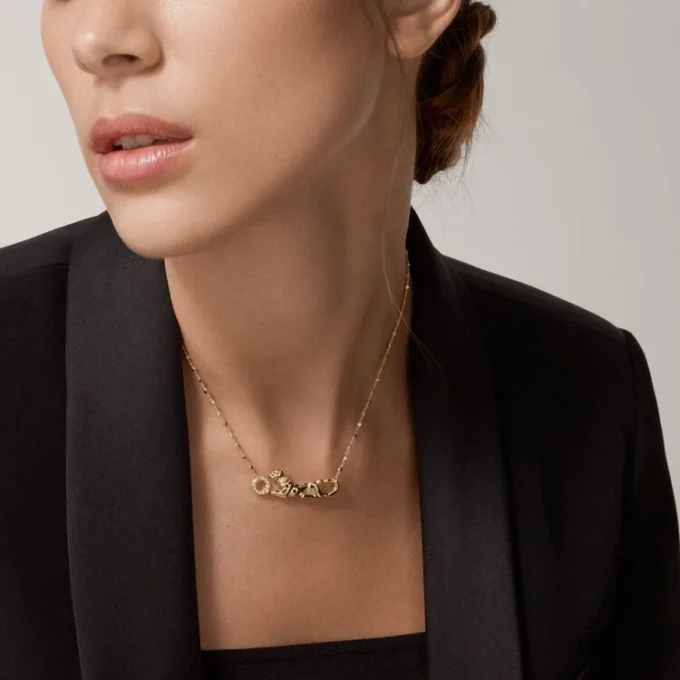 Wisiorek Panthere De Cartier, diamenty