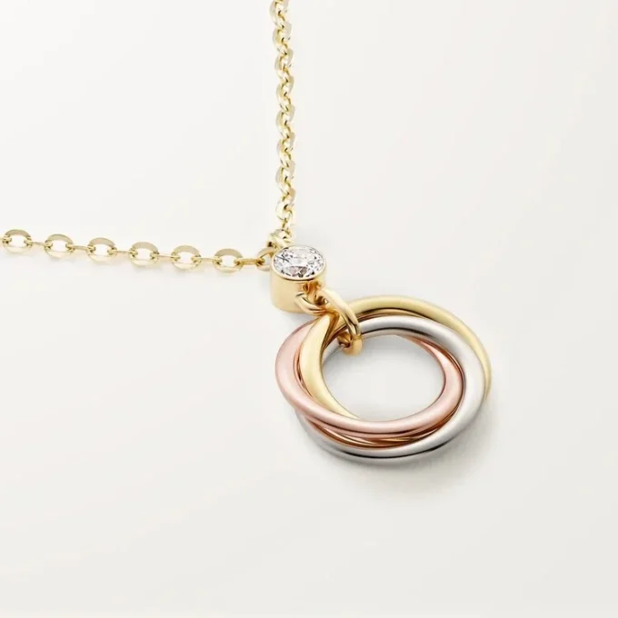 Wisiorek Trinity, 1 diament
