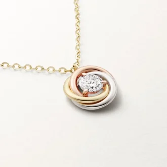 Wisiorek Trinity, 1 diament