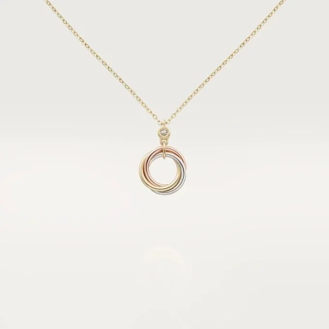 Wisiorek Trinity, 1 diament