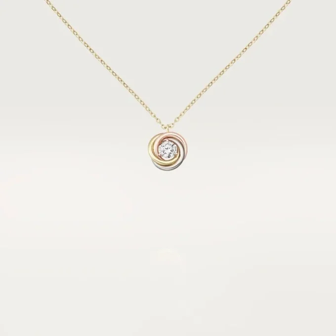 Wisiorek Trinity, 1 diament