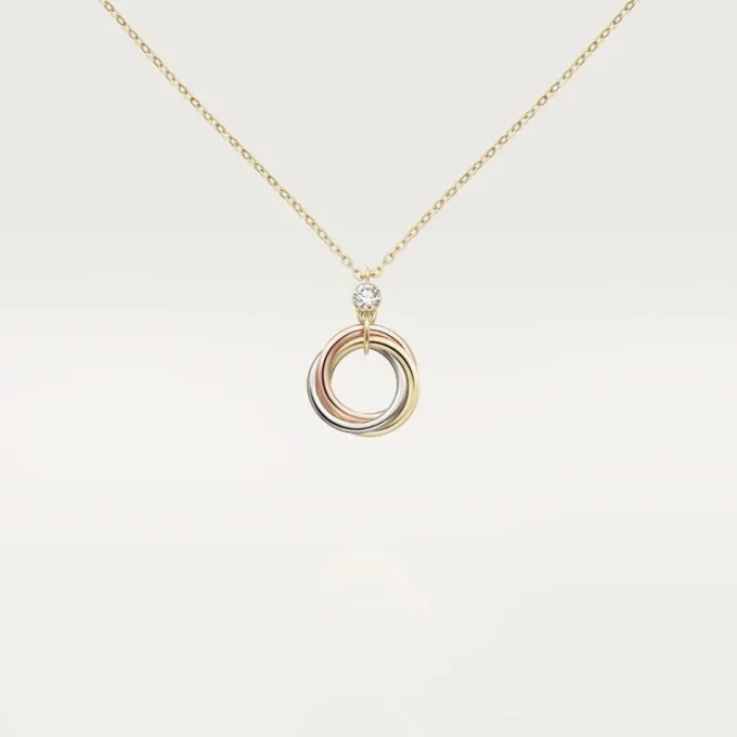 Wisiorek Trinity, 1 diament