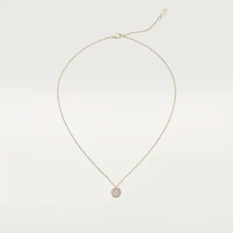 Wisiorek Trinity, 1 diament, pavé