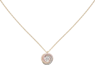 Wisiorek Trinity, 1 diament, pavé
