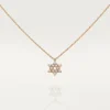 Wisiorek z sercami i symbolami – różowe złoto, diamenty – Cartier