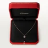 Wisiorek z sercami i symbolami – różowe złoto, diamenty – Cartier